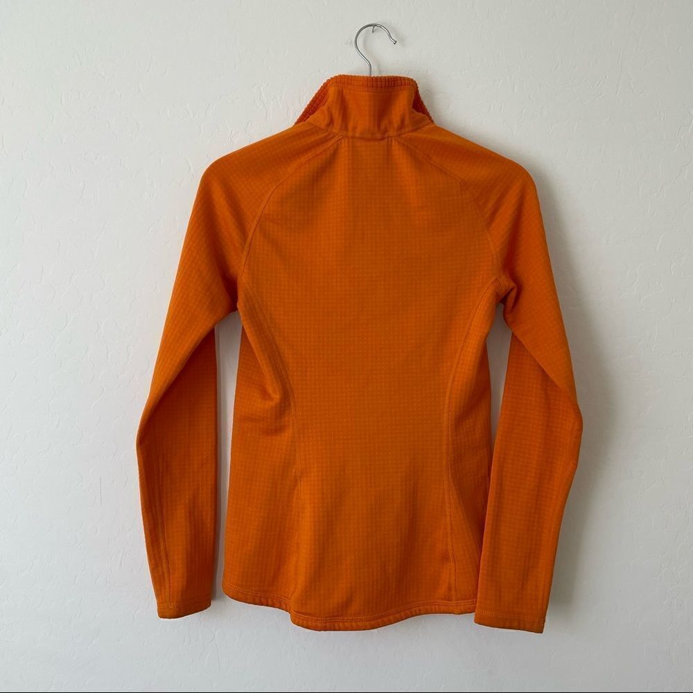 PATAGONIA Light Orange 1/2 Zip Pullover Sweater - Picture 3 of 9